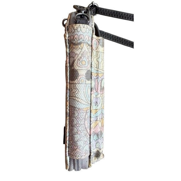 Sakroots Artist Circle Zippered Wallet Crossbody Bag Pastel Coated Canvas - Picture 3 of 10